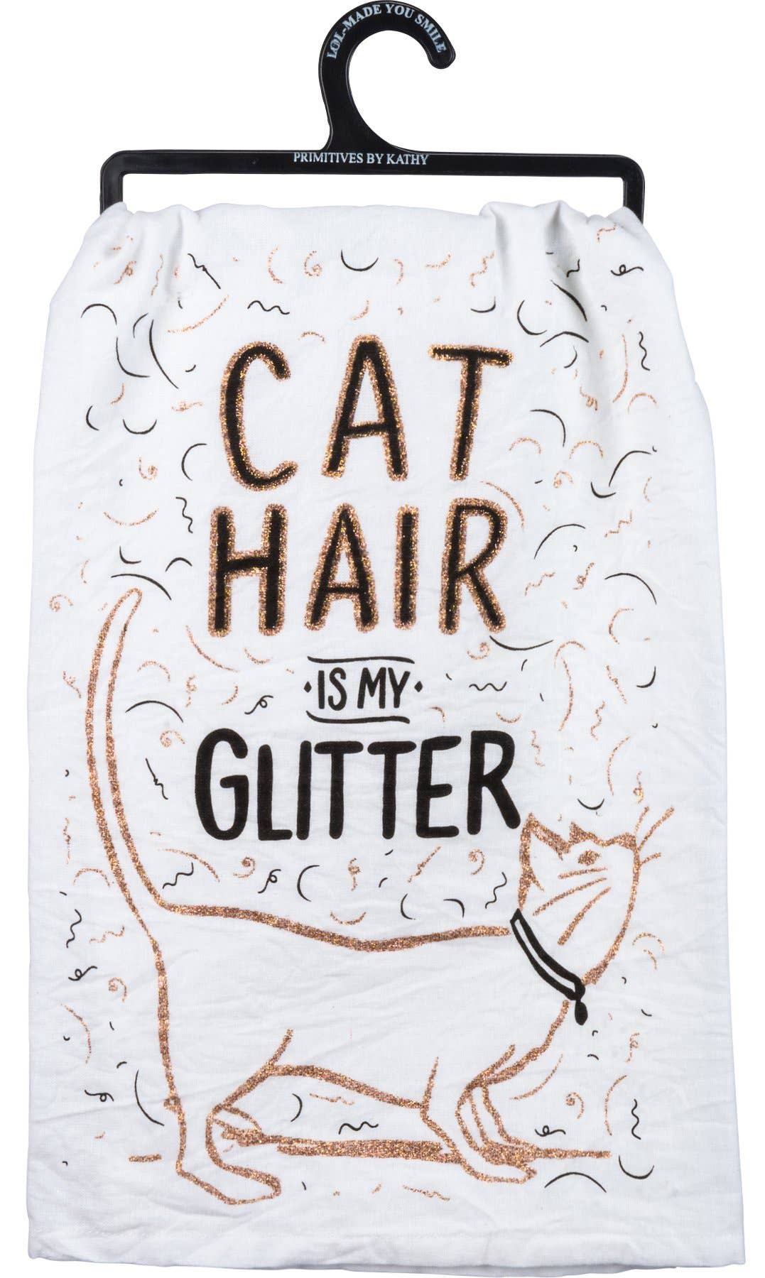 Cat Hair Is My Glitter Kitchen Towel