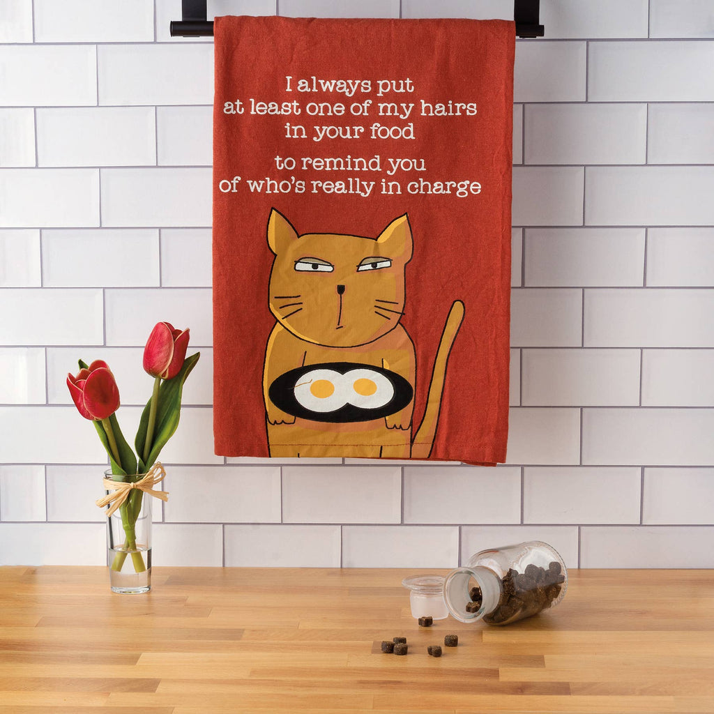 One Of My Hairs In Food Kitchen Towel