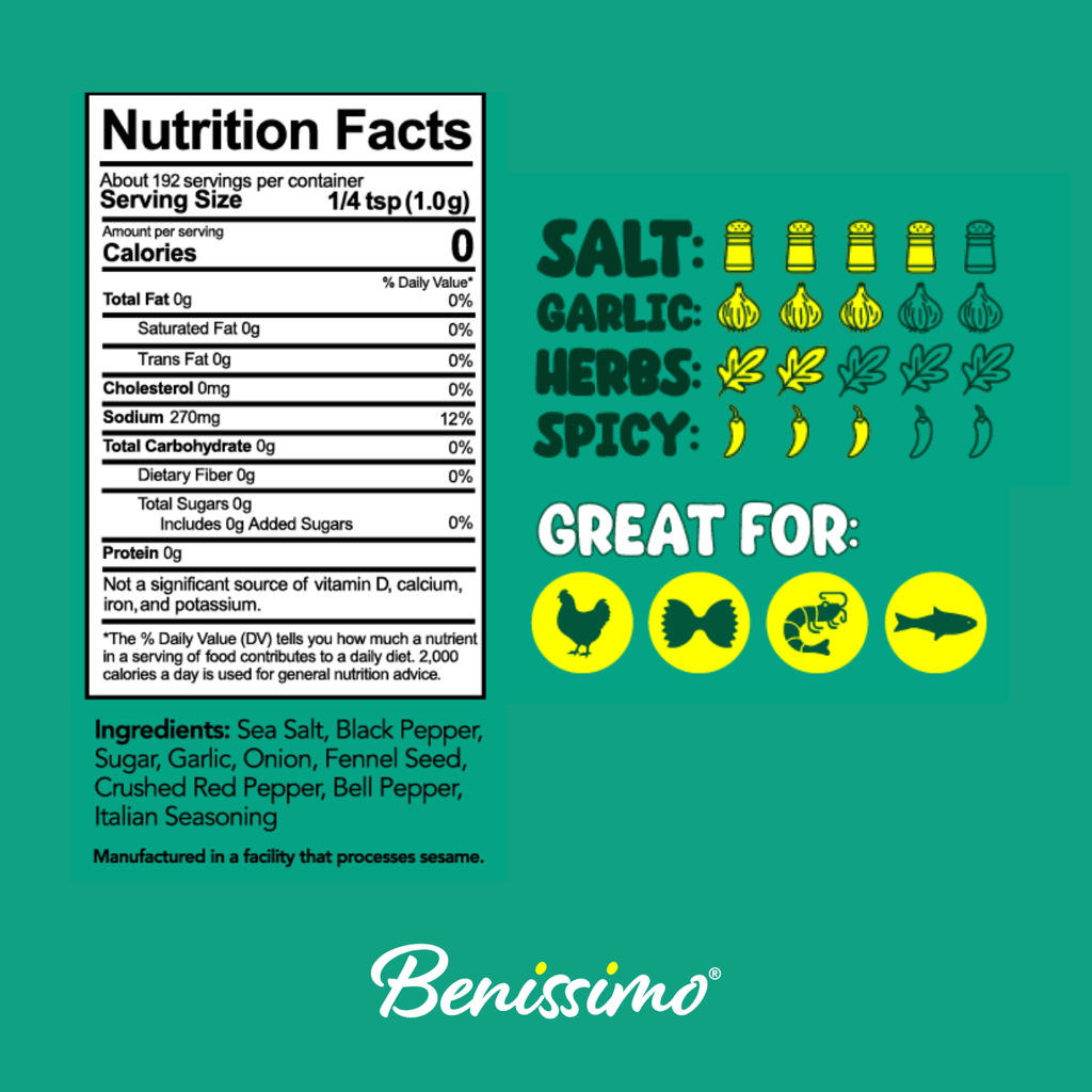Pepper & Garlic Sea Salt (250mL PET)