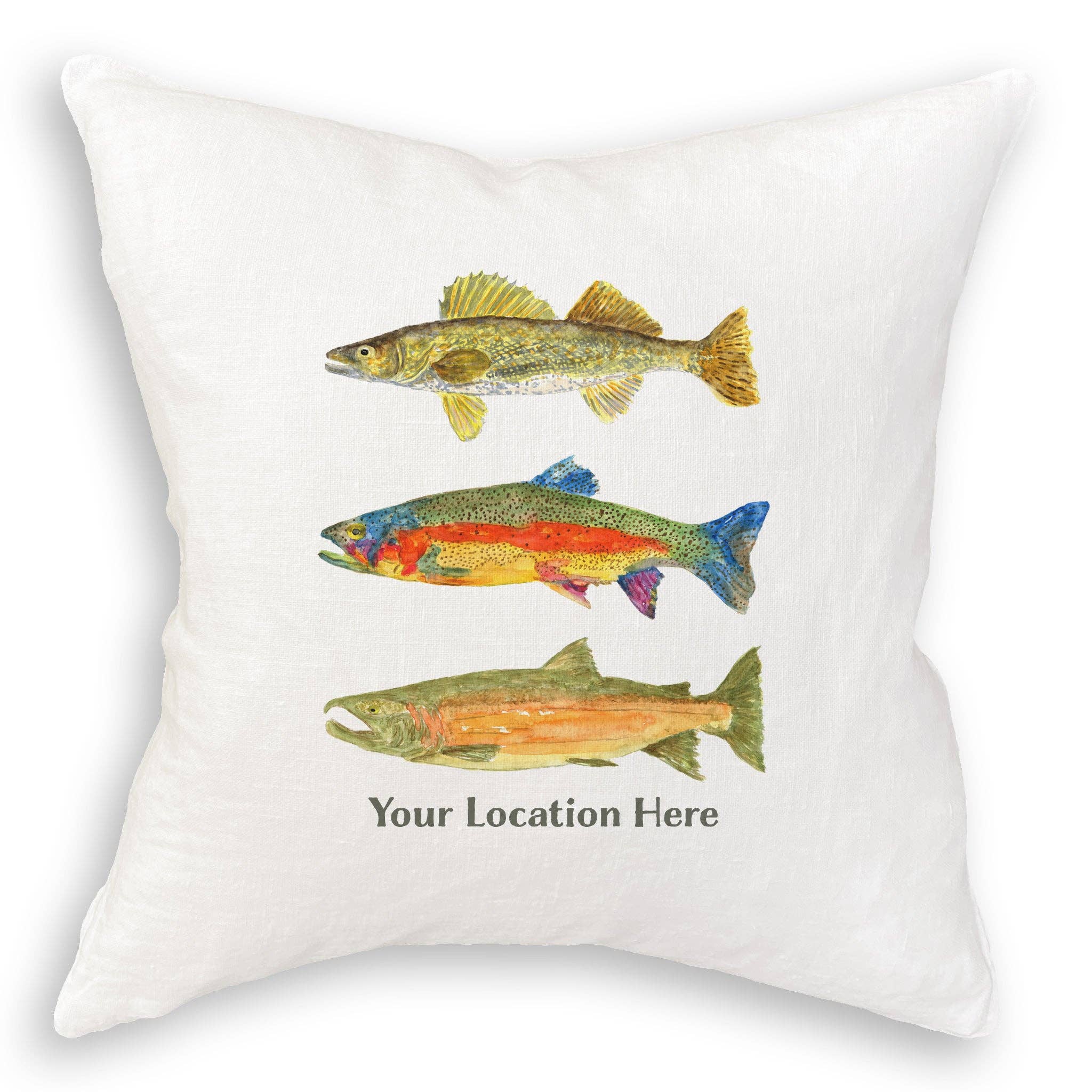 Lake Fish with Location