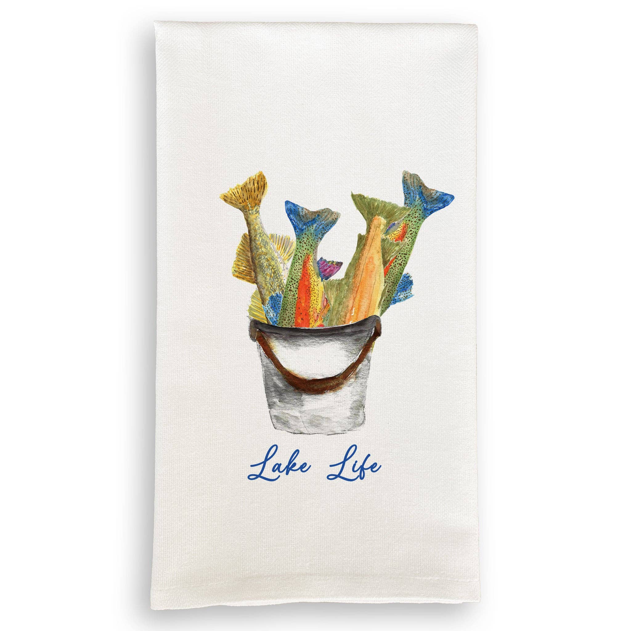 Lake Life Bucket of Fish