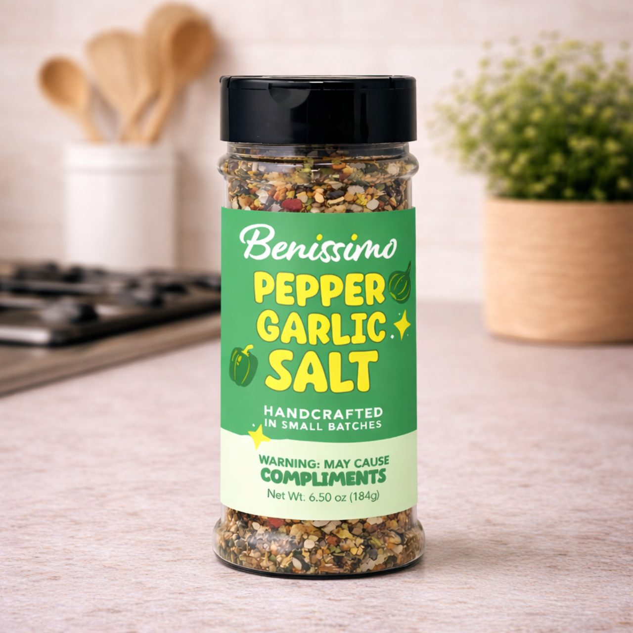 Pepper & Garlic Sea Salt (250mL PET)