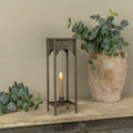 15" LORRAINE TAPER CANDLE LANTERN