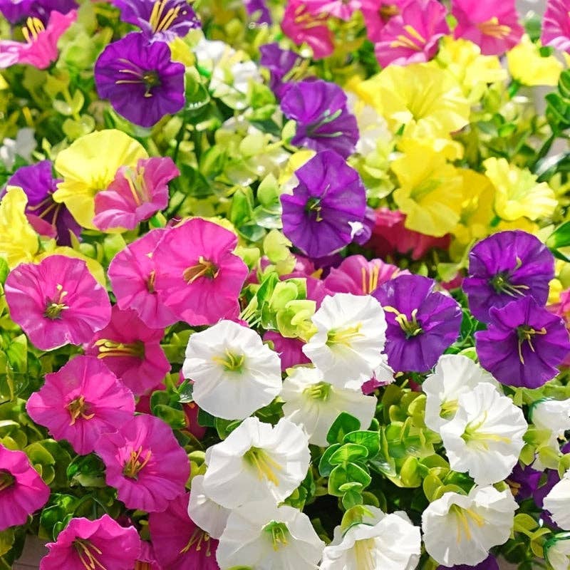 Artificial UV Flowers | Set of 8 | Flower Décor | Home Décor