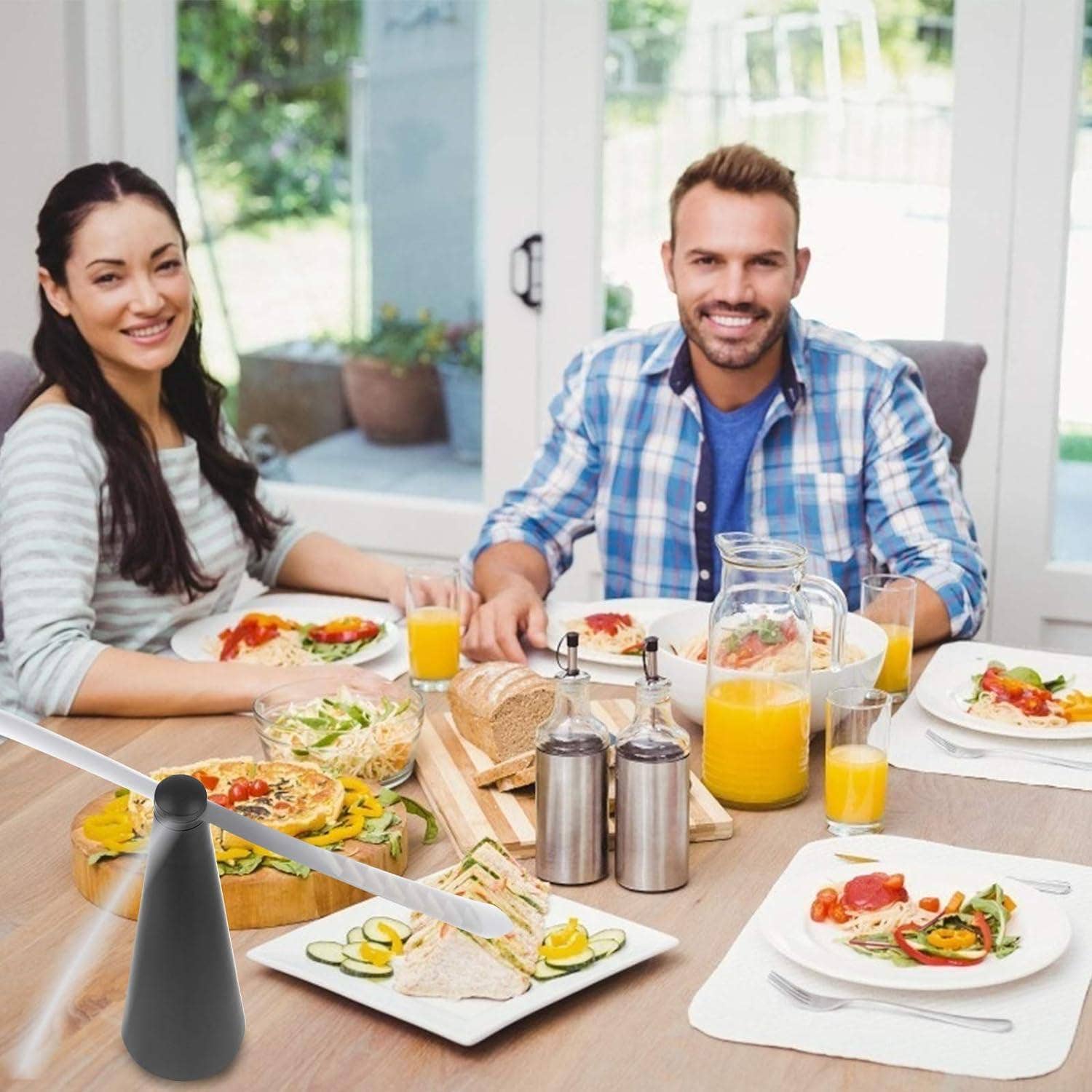 Table Fly Fan Portable Tabletop Fly Fan for Indoor Outdoor