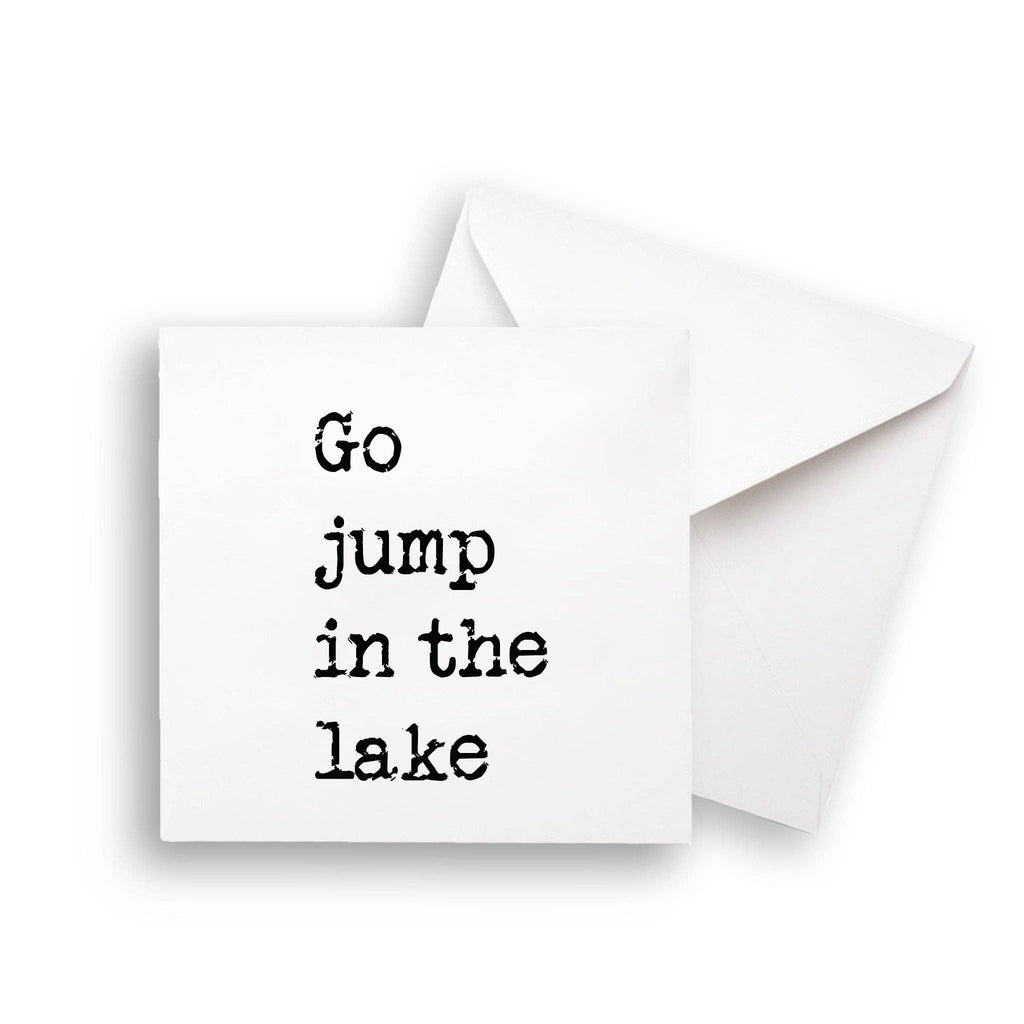 Go Jump In the Lake