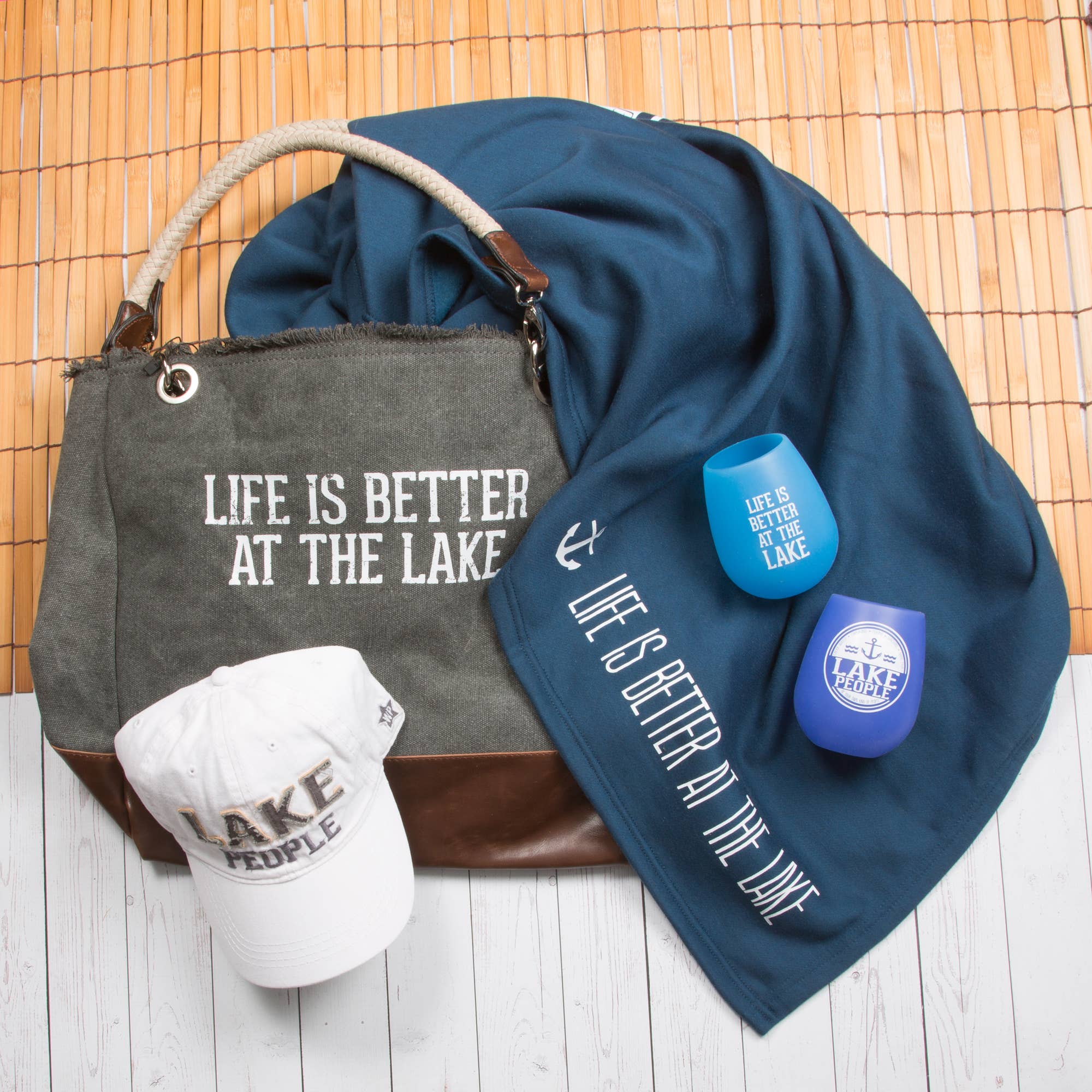 Lake People - Dark Gray Adjustable Hat