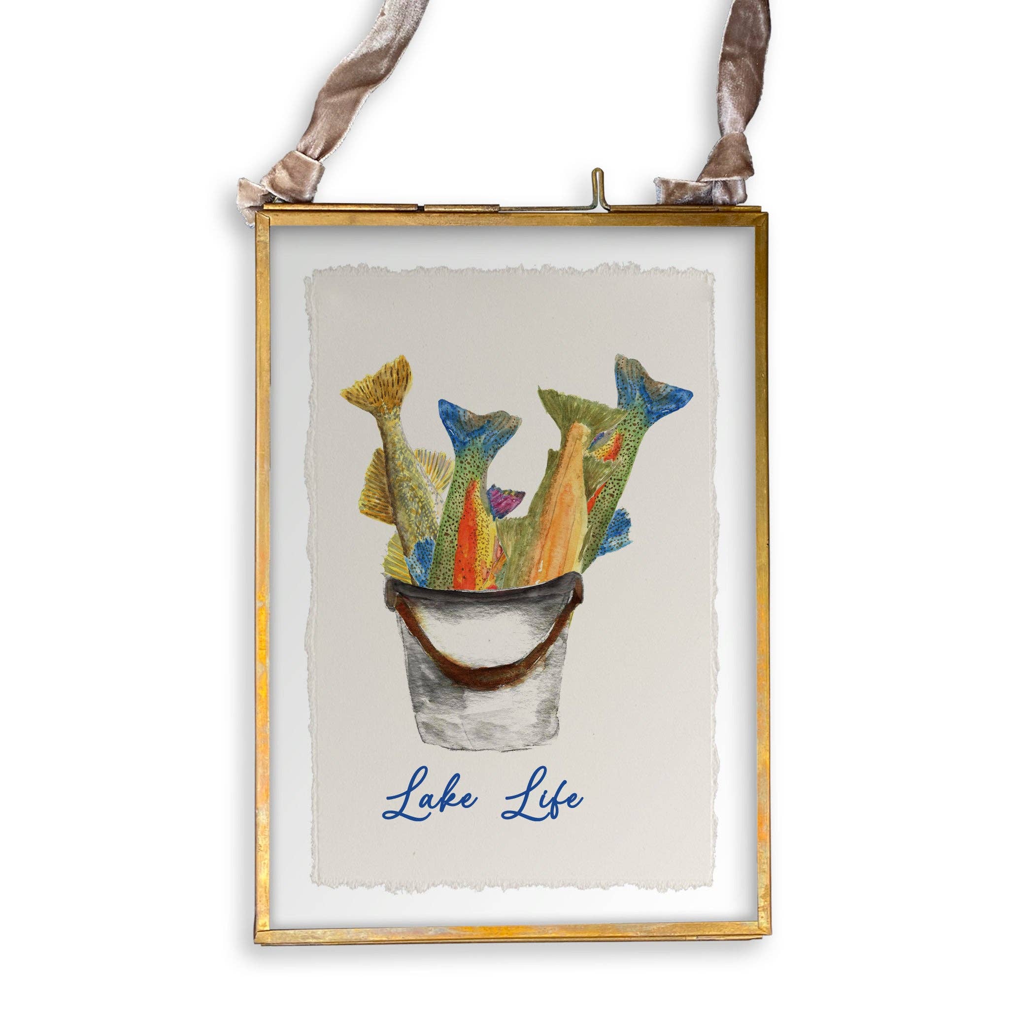Lake Life Bucket of Fish