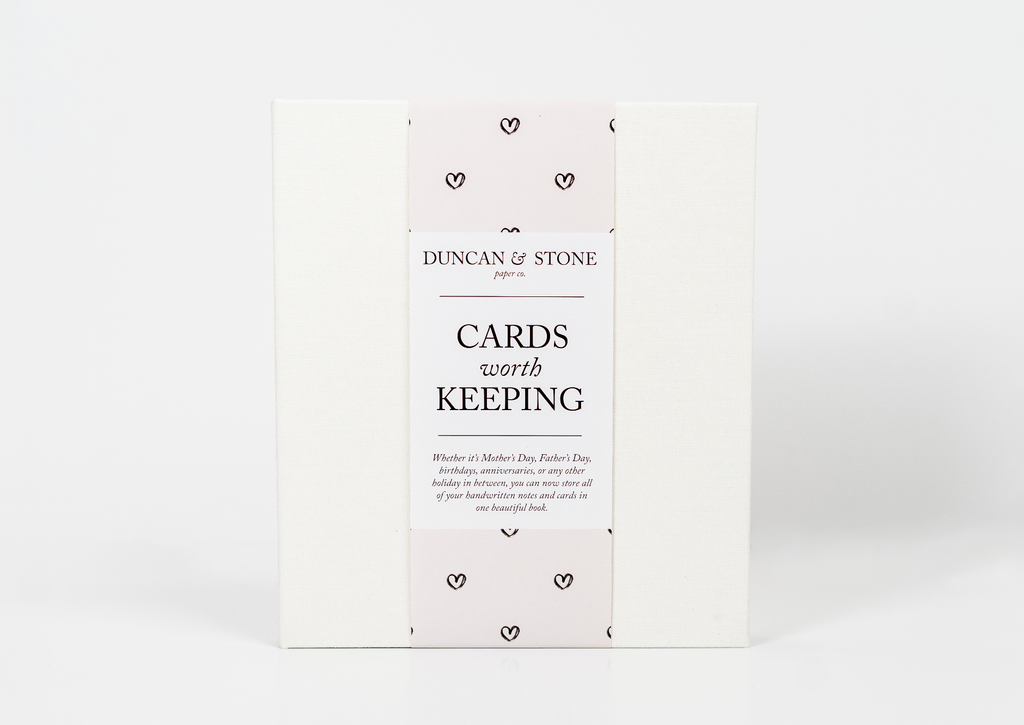 Cards Worth Keeping Journal | Birthday Card Organizer Book