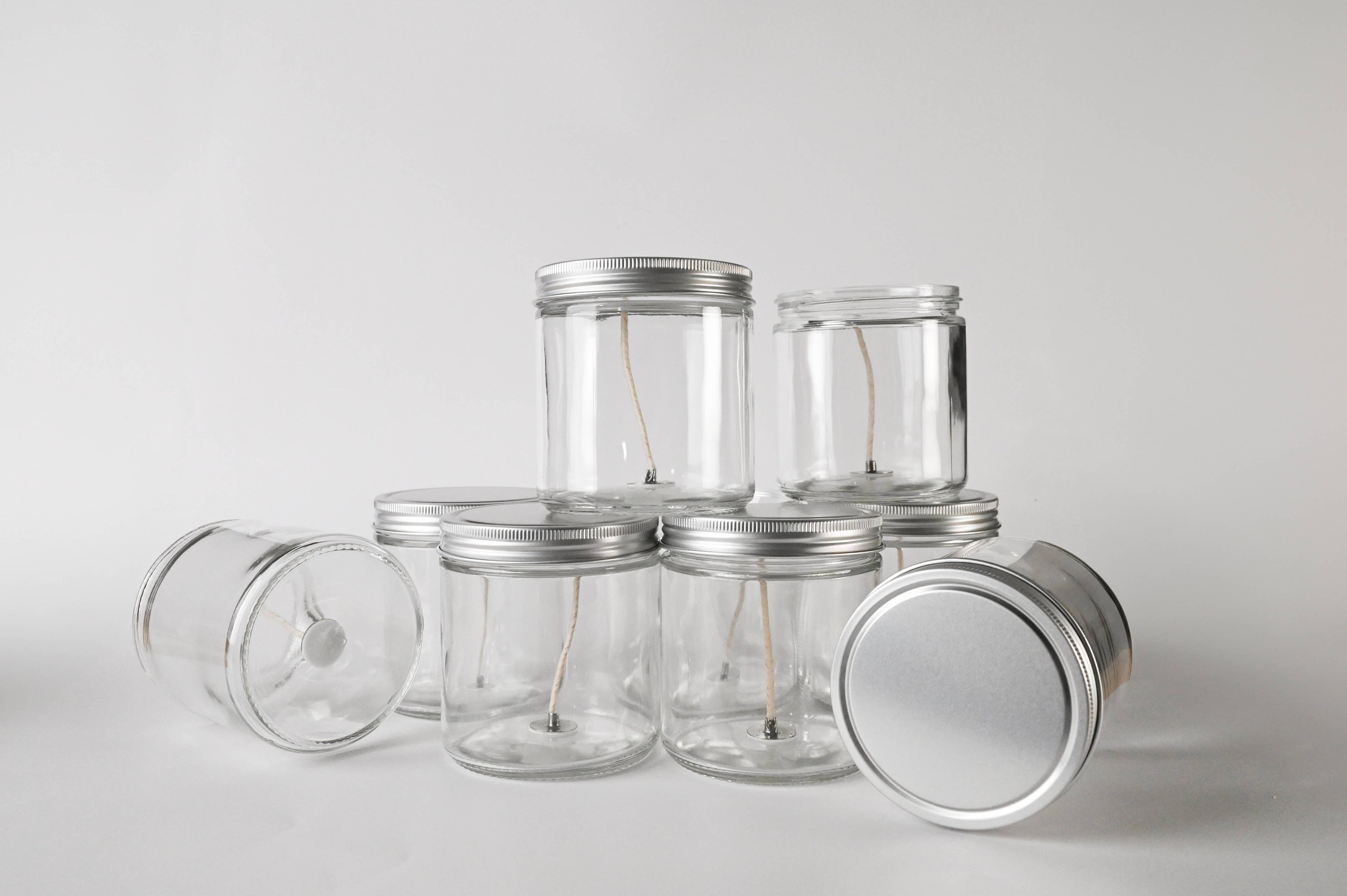Candle Bar - 10 oz Glass Wicked Jar with Lid