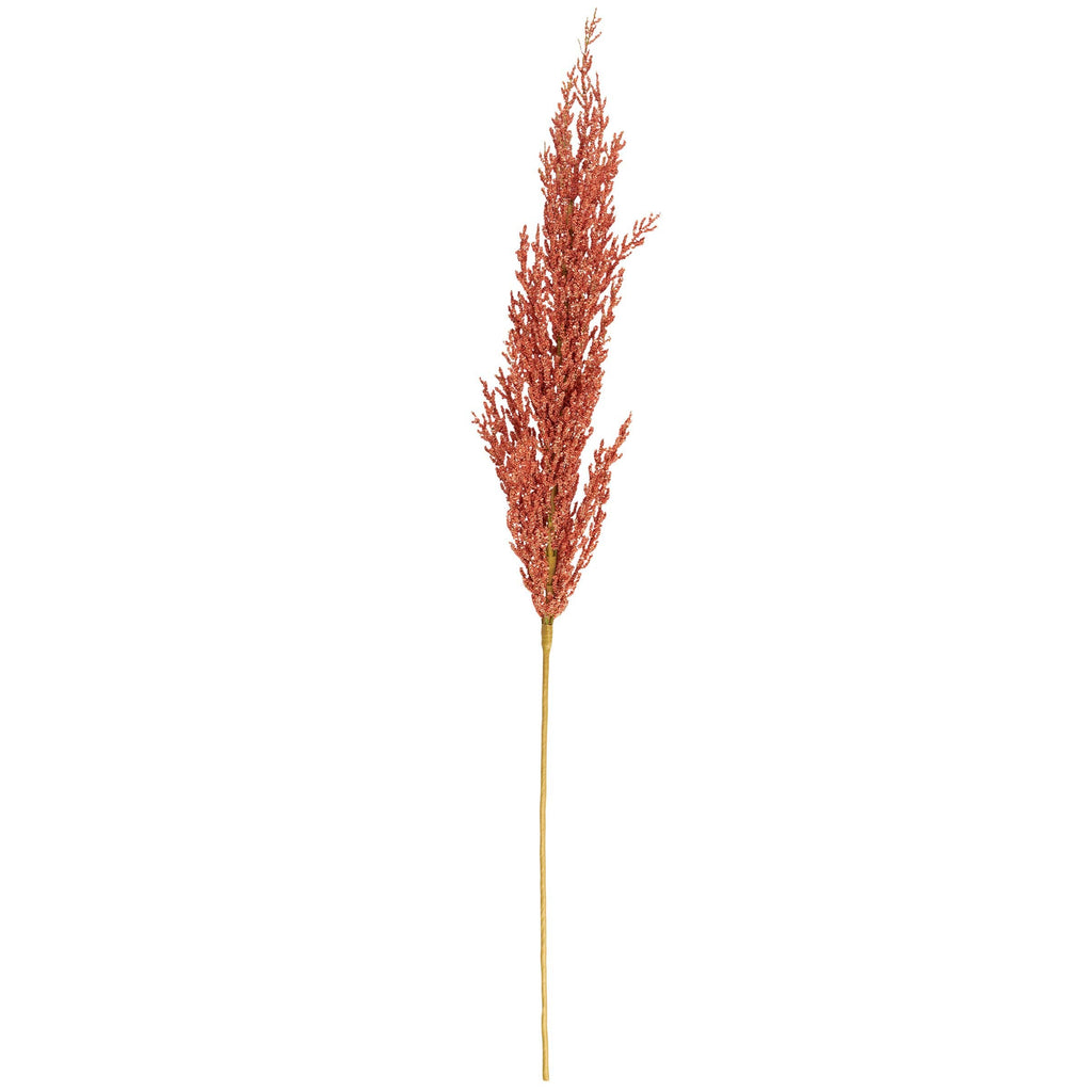 Rust Pampas Grass Floral Pick