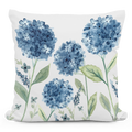 Pillow - Hydrangea Field - indoor / outdoor cushion