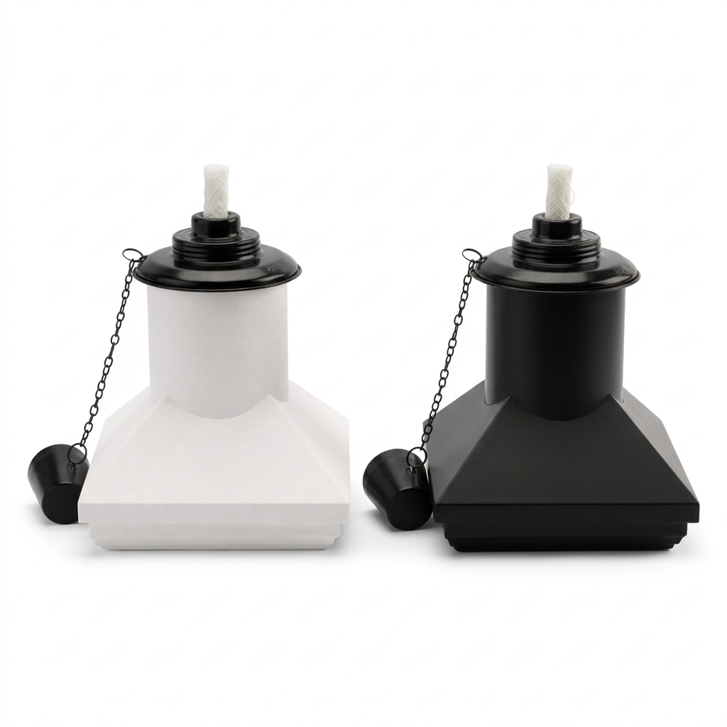 BuzzCaps (2) Two Pack - The Original Mosquito Repellent Outdoor Torch Post Cap