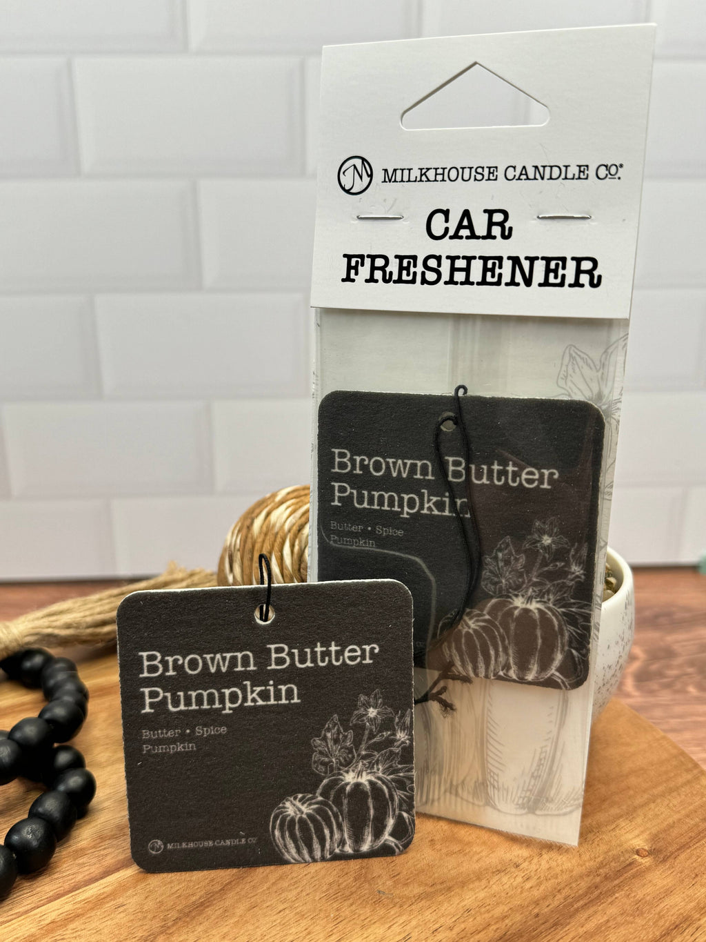 Car Freshener: Brown Butter Pumpkin