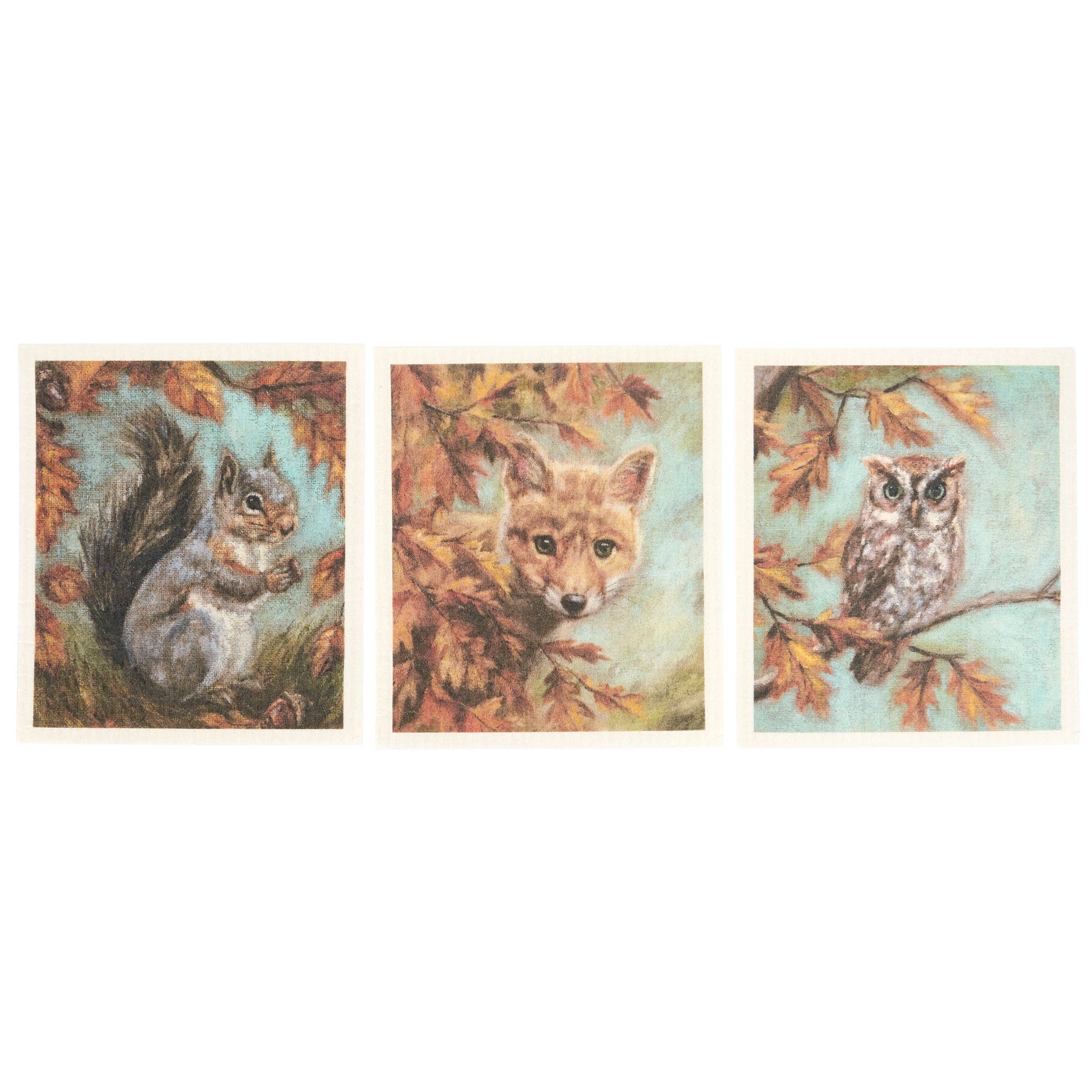 Fall Woods Swedish Cloth Set